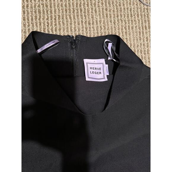 Herve Leger Black Bandage Mini Skirt Small Size NWT - Picture 3 of 3